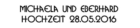 Schriftart Beispiel 1 Eisch