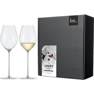 Champagnergläser mit Moussierpunkt Unity SENSISPLUS 400 ml - 2 Stück im Geschenkkarton