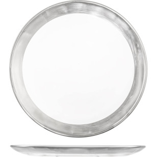 Teller 21 cm silber PURO