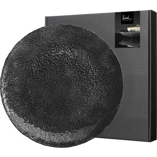 Teller 32 cm SEN BLACK im Geschenkkarton
