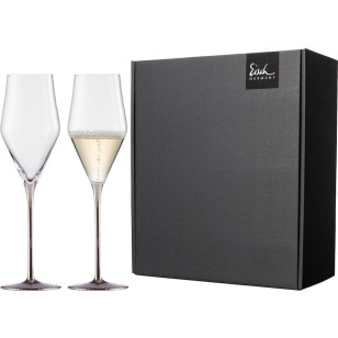 Champagnergläser Ravi Platin 260 ml - 2 Stück im Geschenkkarton