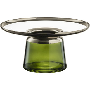 Vase LIV 17,5 cm grün platin