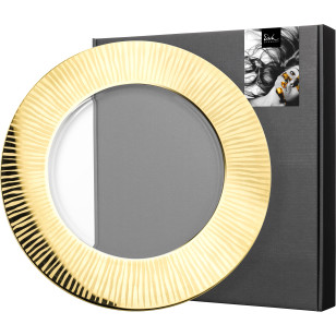 Teller ELIOR gold 32 cm – im Geschenkkarton