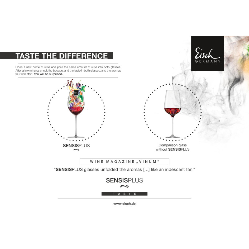 Eisch Champagner Exklusiv – 2 Calici Da Spumante Con Rivestimento In Platino, In Cristallo, Confezione Regalo