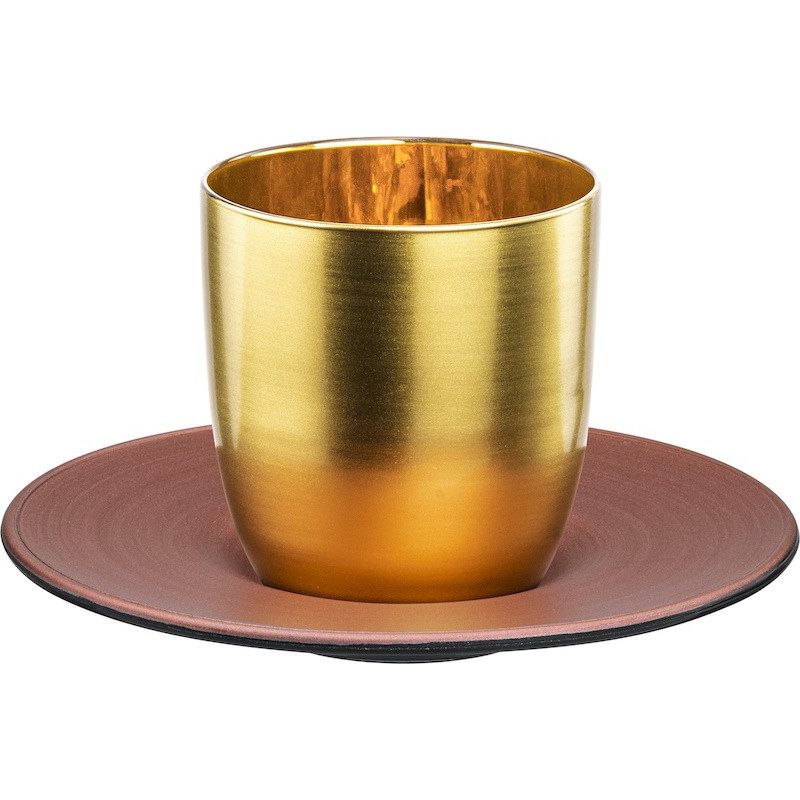 Espressoglas Cosmo Untersetzer 100 gold/kupfer ml mit EISCH