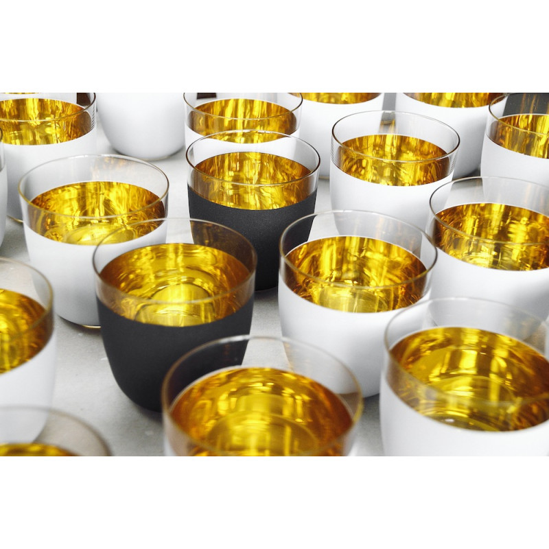 Trinkglas Sektbecher Cosmo gold Geschenk | Eisch Glasshop