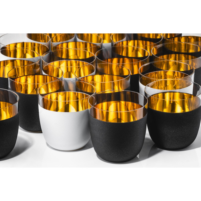 Trinkglas Sektbecher Cosmo gold Geschenk | Eisch Glasshop