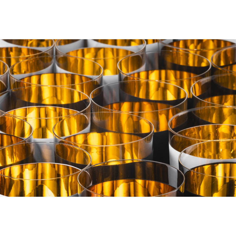 Sektbecher Eisch Glasshop gold Cosmo | Trinkglas Geschenk