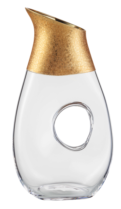 Sparaktion Krug Glas mit l Eisch Gold Glasshop gold 0,75 Geschenk Rush Durchgriff 