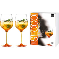 Spritz Orange Glas Secco Flavoured orangerot - 2 Stück im Geschenkkarton