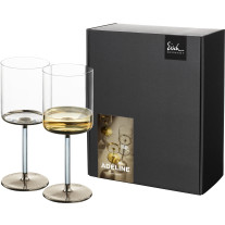 Weißweinglas ADELINE platin - 2 Stück im Geschenkkarton