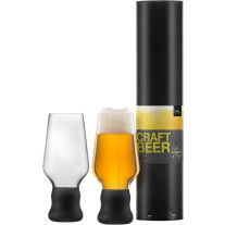 Becher 450 ml Craft Beer Experts Black – 2 Stück in Geschenkröhre