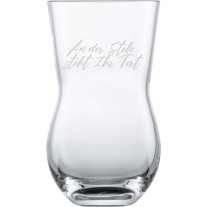 Gin & Tonic Tasting Glas - 2 Stück in Geschenkröhre mit Gravur