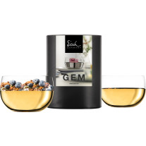 Dessertschale GEM gold - 2 Stück in Geschenkröhre