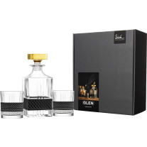 Whisky Set GLEN schwarz im Festivity Geschenkkarton