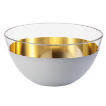 Outlet-Besonderheit! Schale Glas 24 cm Cosmo gold | Glasshop Eisch