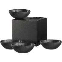 Schale 15 cm SEN BLACK – 4 Stück im Geschenkkarton