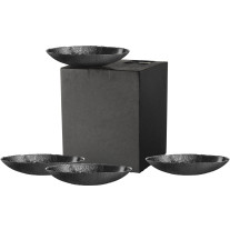 Schale 21 cm SEN BLACK – 4 Stück im Geschenkkarton