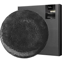 Teller 32 cm SEN BLACK im Geschenkkarton
