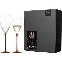 Champagnerglas Kaya kupfer - 2 Stück im Geschenkkarton