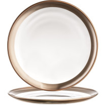 Teller 21 cm Kaya Copper - 2 Stück im Geschenkkarton