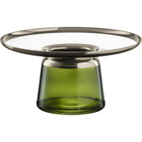 Vase LIV 17,5 cm grün platin