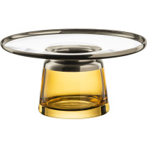 Vase LIV 17,5 cm amber platin