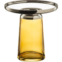Vase LIV 30 cm amber platin