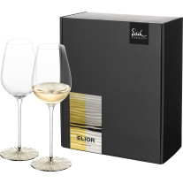 Allroundglas ELIOR SENSISPLUS platin ERFRISCHEND & LEICHT - 2 Stück im Geschenkkarton