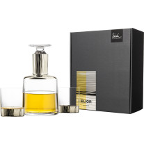 Whisky Set ELIOR platin im Festivity Geschenkkarton
