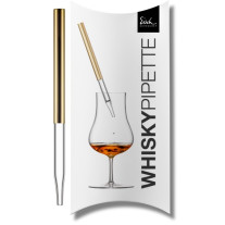 Whisky Pipette gold Gentleman im Geschenkkarton