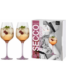 Hugo Glas Rosato Secco Flavoured rosa - 2 Stück im Geschenkkarton