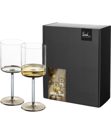Weißweinglas ADELINE platin - 2 Stück im Geschenkkarton