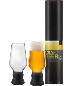 Becher 450 ml Craft Beer Experts Black – 2 Stück in Geschenkröhre