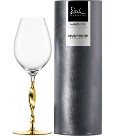 Sektglas 400 ml gold Champagner Exklusiv in Geschenkröhre