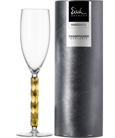 Sektglas 300 ml gold Champagner Exklusiv in Geschenkröhre