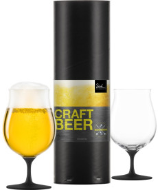 Craft Beer Kelche CRAFT BEER EXPERTS BLACK - 2 Stück in Geschenkröhre