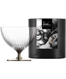 Dessert Schale auf Fuß platin in Geschenkröhre