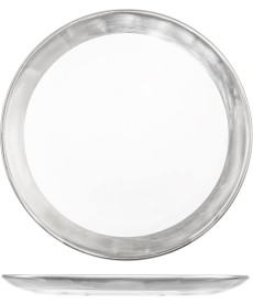 Teller 21 cm silber PURO