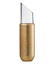 Karaffe 1,00 l gold No Drop Effekt in Geschenkröhre Gold Rush