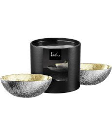 Schale 15 cm SEN SILVER – 2 Stück in Geschenkröhre