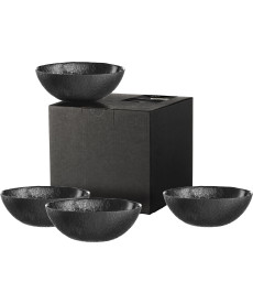 Schale 15 cm SEN BLACK – 4 Stück im Geschenkkarton