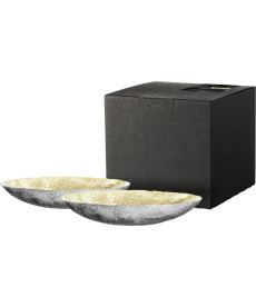 Schale 21 cm SEN SILVER – 2 Stück im Geschenkkarton