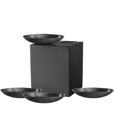 Schale 21 cm SEN BLACK – 4 Stück im Geschenkkarton