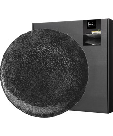 Teller 32 cm SEN BLACK im Geschenkkarton