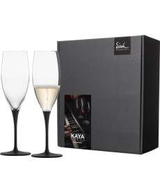 Champagnerglas Kaya black - 2 Stück im Geschenkkarton