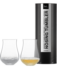 Whiskyglas Nosing Tumbler Glas- 2 Stück in Geschenkröhre Hamilton