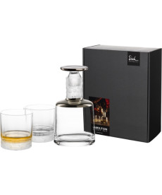 Whisky Set Hamilton mit Karaffe und 2x Whiskyglas - im Geschenkkarton
