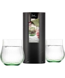 Allround Becher RISING dunkelgrün – 2 Stück in Geschenkröhre