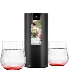 Allround Becher RISING rot – 2 Stück in Geschenkröhre